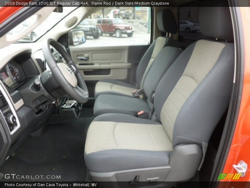 Flame Red / Dark Slate/Medium Graystone 2009 Dodge Ram 1500 SLT Regular Cab 4x4