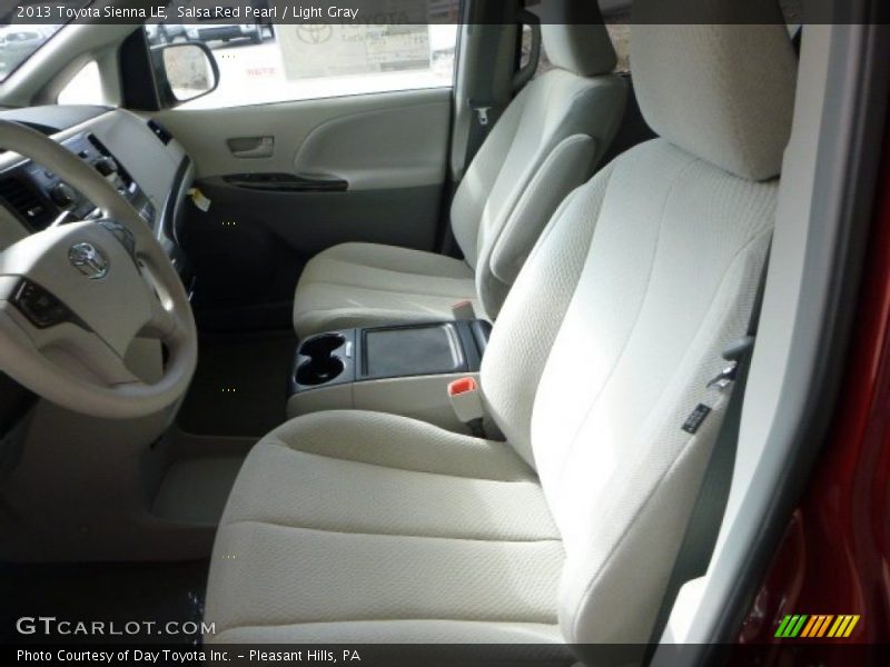 Salsa Red Pearl / Light Gray 2013 Toyota Sienna LE