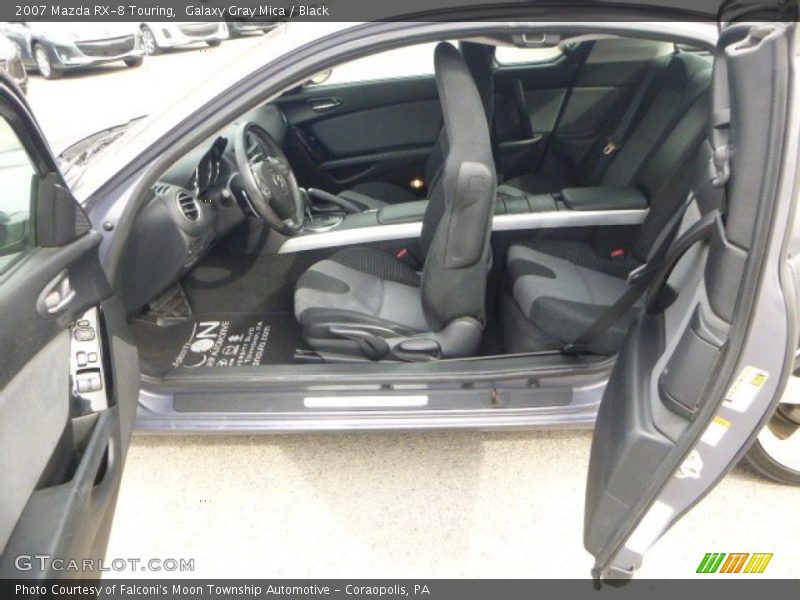 Galaxy Gray Mica / Black 2007 Mazda RX-8 Touring