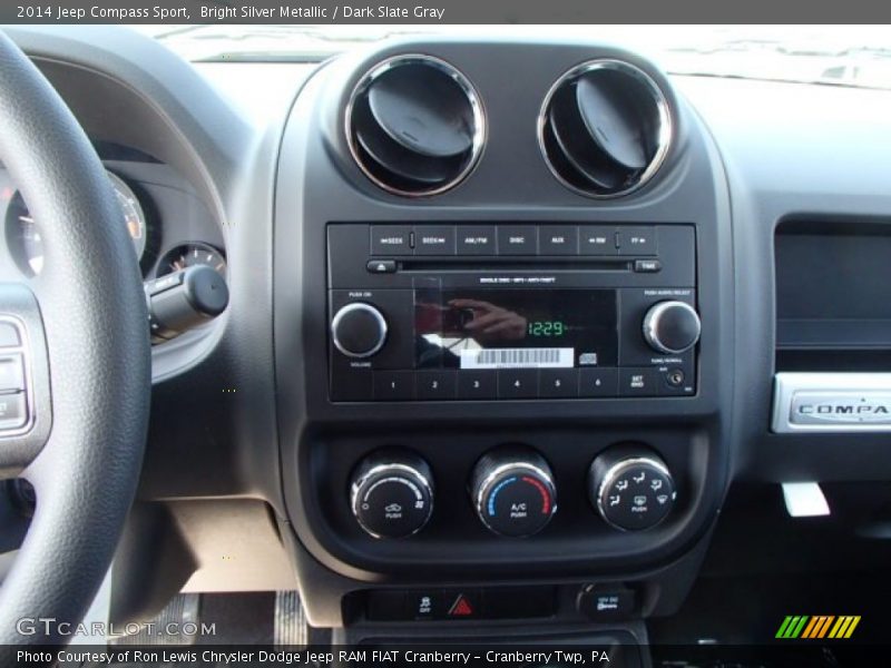 Bright Silver Metallic / Dark Slate Gray 2014 Jeep Compass Sport