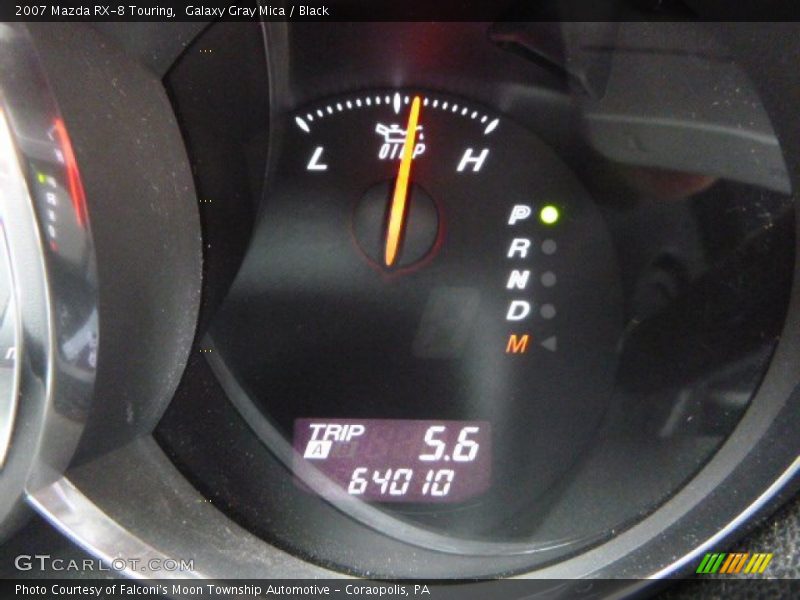 Galaxy Gray Mica / Black 2007 Mazda RX-8 Touring