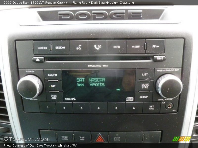 Flame Red / Dark Slate/Medium Graystone 2009 Dodge Ram 1500 SLT Regular Cab 4x4