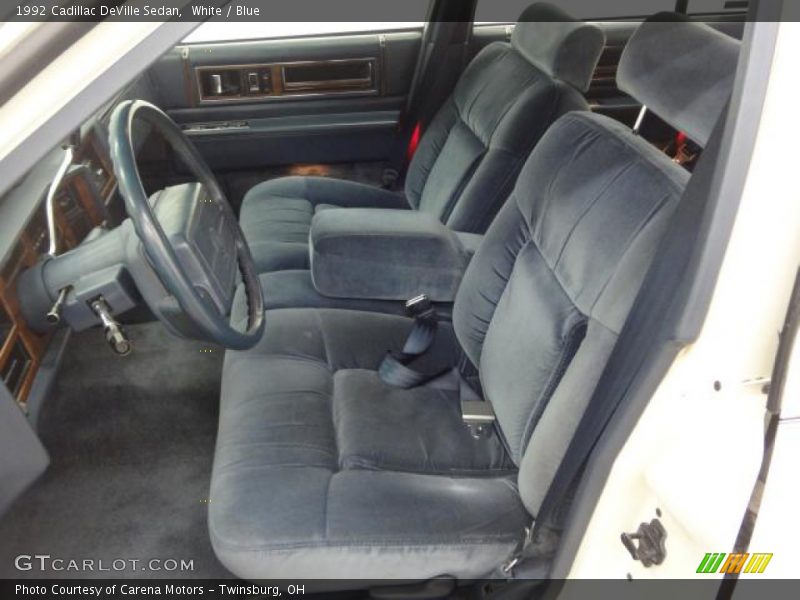  1992 DeVille Sedan Blue Interior