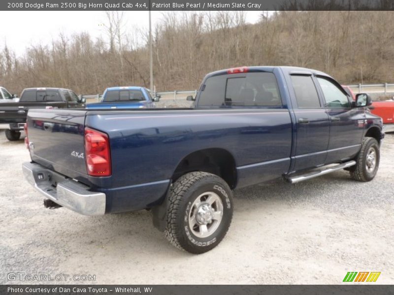 Patriot Blue Pearl / Medium Slate Gray 2008 Dodge Ram 2500 Big Horn Quad Cab 4x4