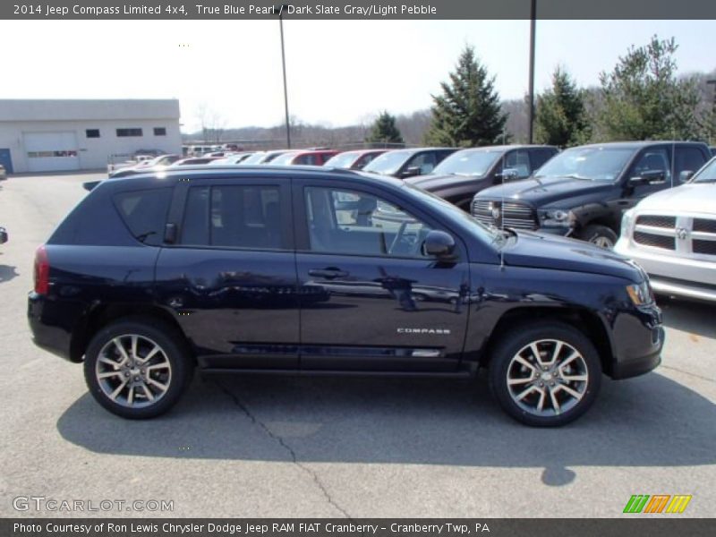 True Blue Pearl / Dark Slate Gray/Light Pebble 2014 Jeep Compass Limited 4x4