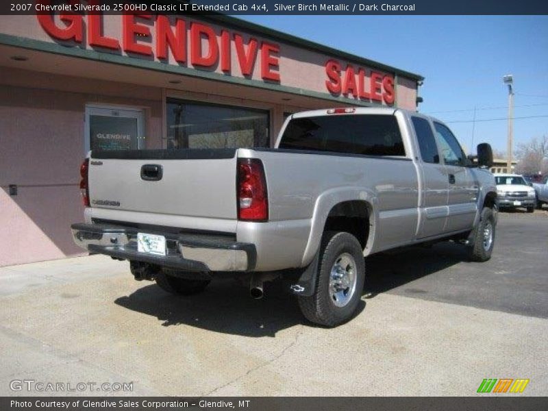 Silver Birch Metallic / Dark Charcoal 2007 Chevrolet Silverado 2500HD Classic LT Extended Cab 4x4