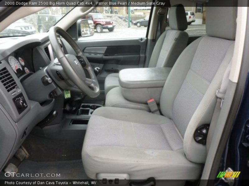 Patriot Blue Pearl / Medium Slate Gray 2008 Dodge Ram 2500 Big Horn Quad Cab 4x4