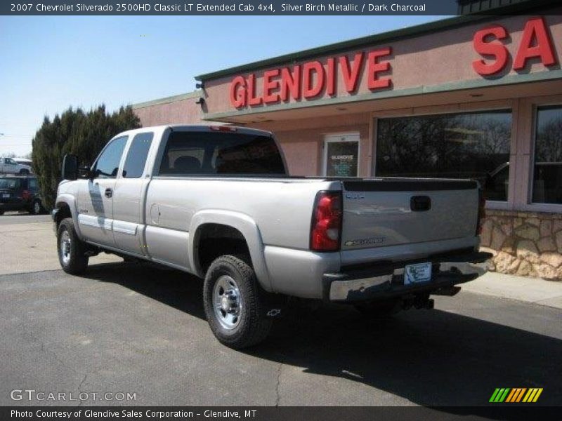 Silver Birch Metallic / Dark Charcoal 2007 Chevrolet Silverado 2500HD Classic LT Extended Cab 4x4