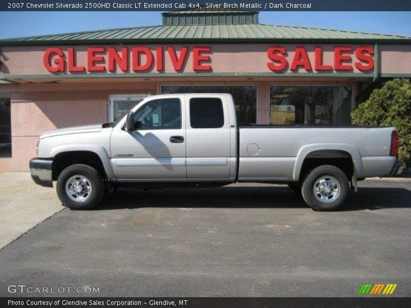 Silver Birch Metallic / Dark Charcoal 2007 Chevrolet Silverado 2500HD Classic LT Extended Cab 4x4