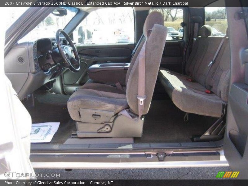 Silver Birch Metallic / Dark Charcoal 2007 Chevrolet Silverado 2500HD Classic LT Extended Cab 4x4