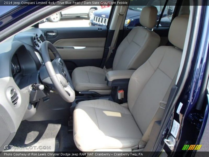True Blue Pearl / Dark Slate Gray/Light Pebble 2014 Jeep Compass Limited 4x4