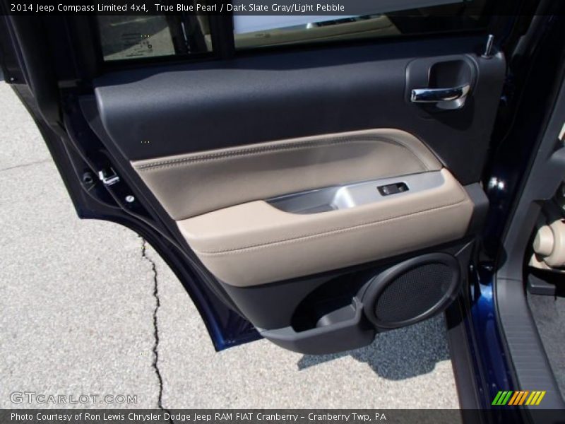 True Blue Pearl / Dark Slate Gray/Light Pebble 2014 Jeep Compass Limited 4x4