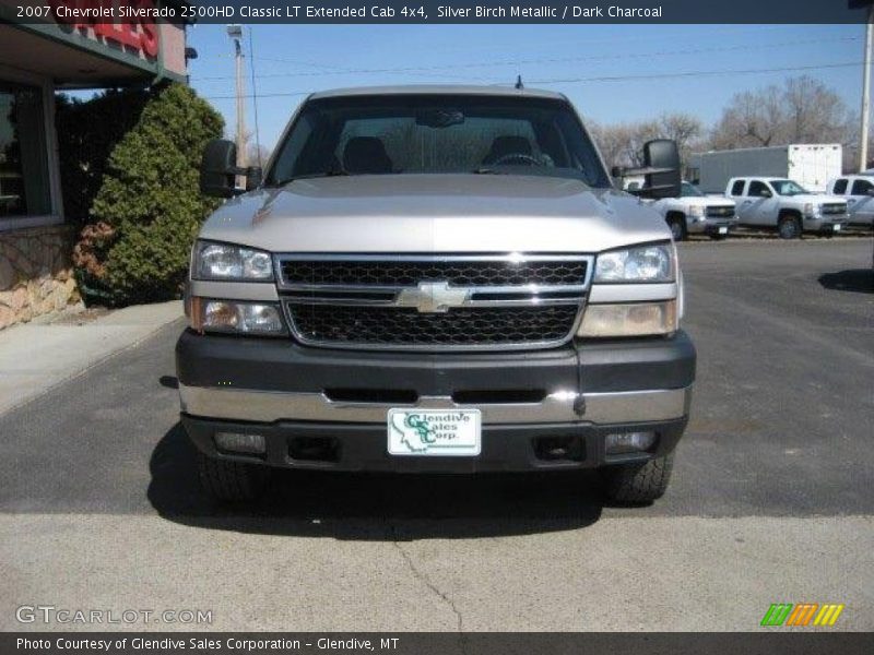 Silver Birch Metallic / Dark Charcoal 2007 Chevrolet Silverado 2500HD Classic LT Extended Cab 4x4