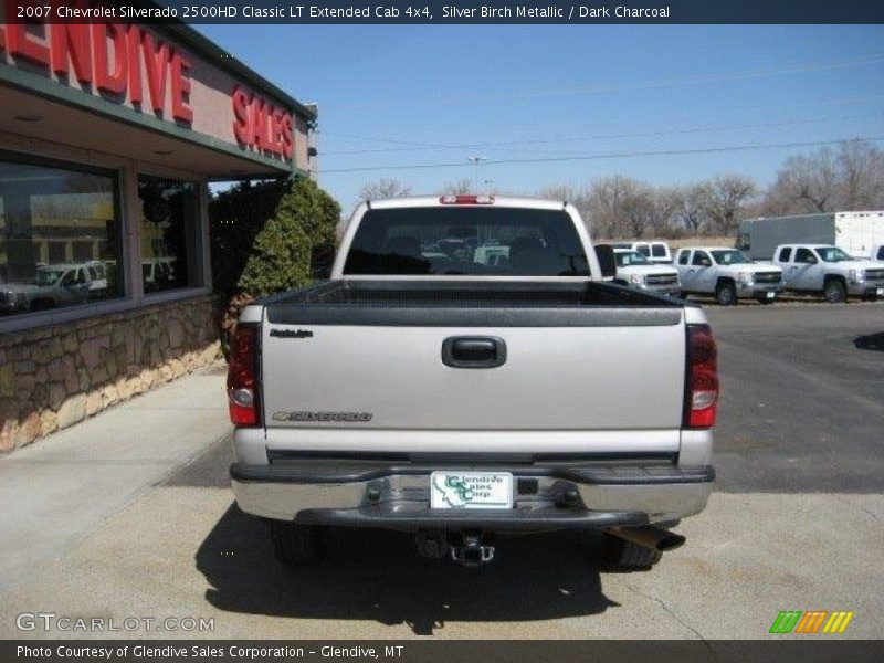 Silver Birch Metallic / Dark Charcoal 2007 Chevrolet Silverado 2500HD Classic LT Extended Cab 4x4
