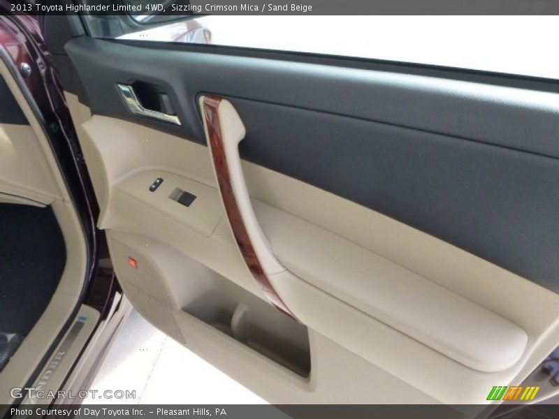 Sizzling Crimson Mica / Sand Beige 2013 Toyota Highlander Limited 4WD