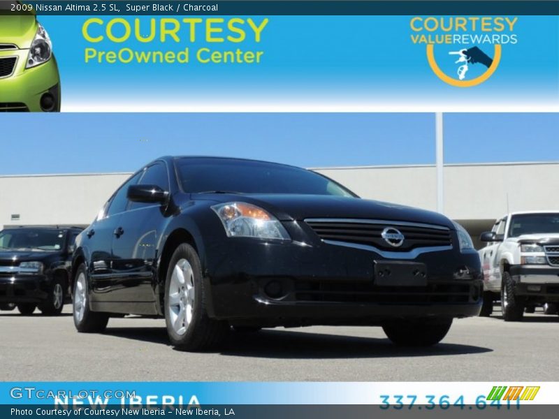 Super Black / Charcoal 2009 Nissan Altima 2.5 SL