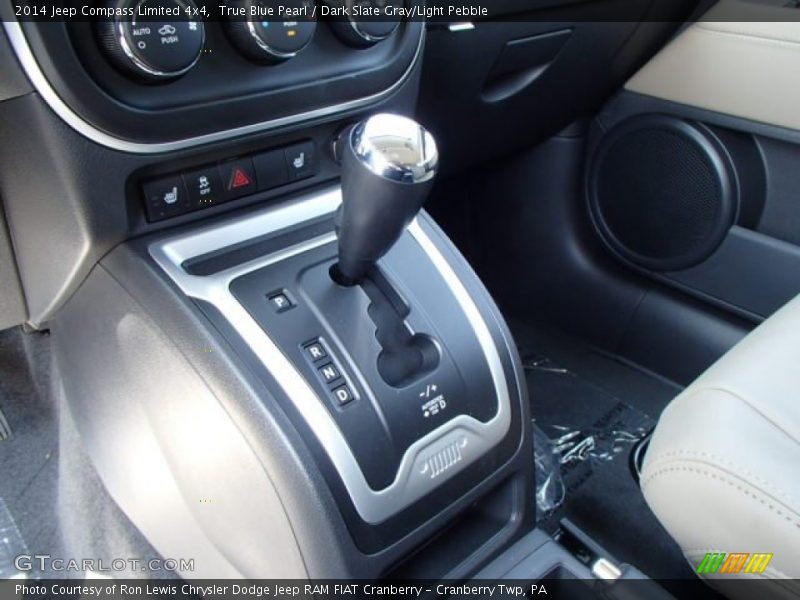 True Blue Pearl / Dark Slate Gray/Light Pebble 2014 Jeep Compass Limited 4x4