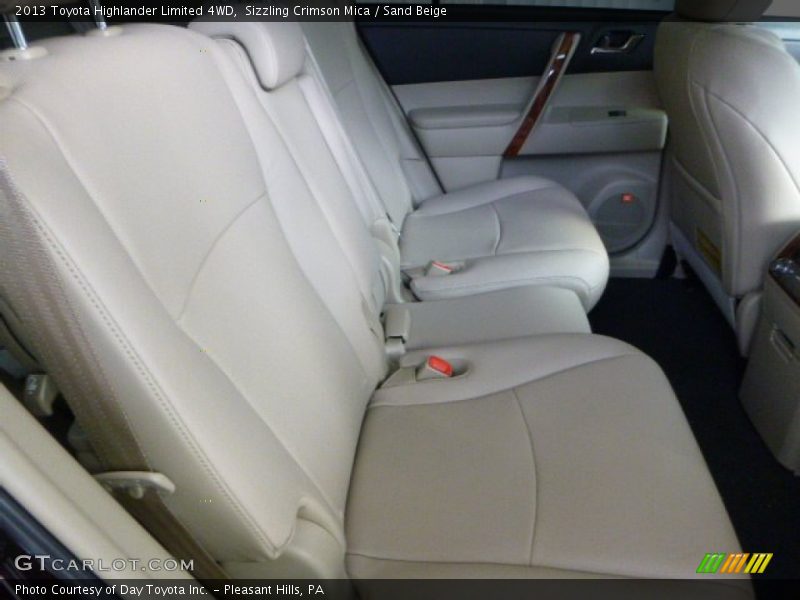 Sizzling Crimson Mica / Sand Beige 2013 Toyota Highlander Limited 4WD
