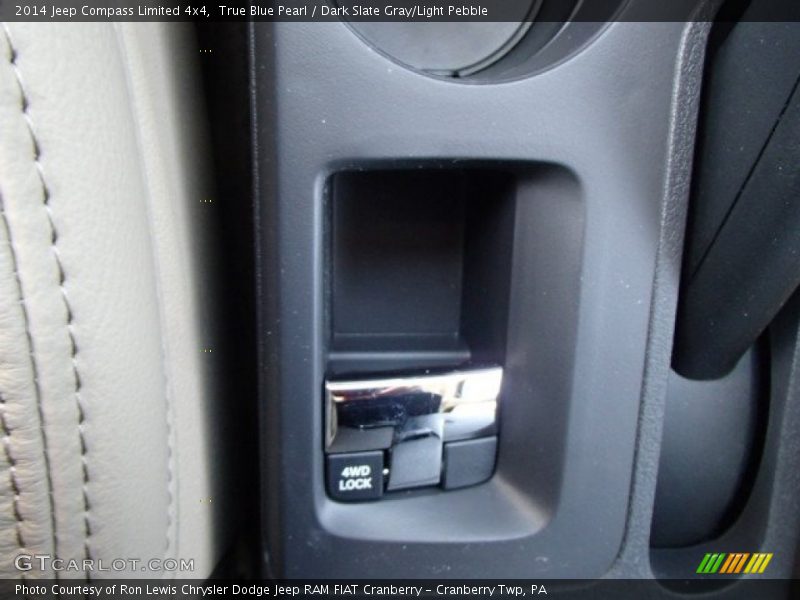 True Blue Pearl / Dark Slate Gray/Light Pebble 2014 Jeep Compass Limited 4x4