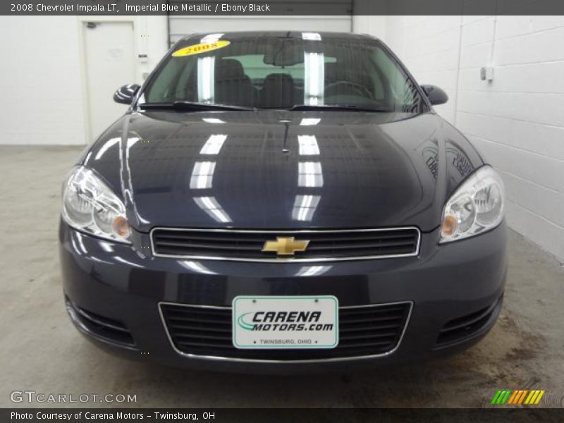 Imperial Blue Metallic / Ebony Black 2008 Chevrolet Impala LT