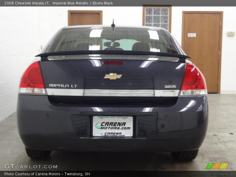 Imperial Blue Metallic / Ebony Black 2008 Chevrolet Impala LT
