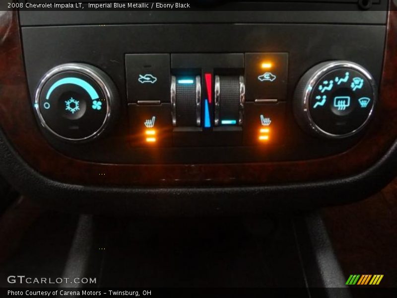 Imperial Blue Metallic / Ebony Black 2008 Chevrolet Impala LT