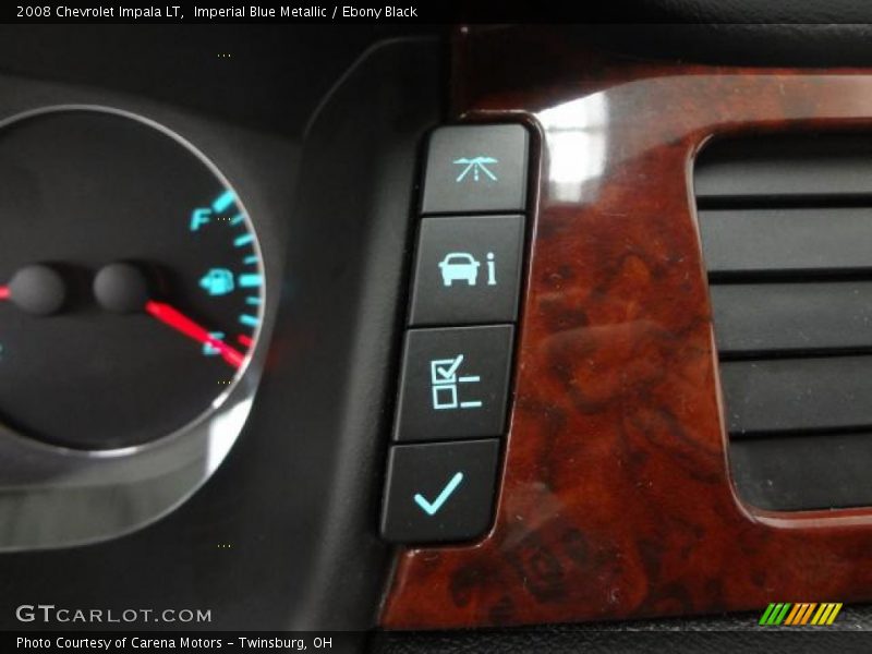 Imperial Blue Metallic / Ebony Black 2008 Chevrolet Impala LT