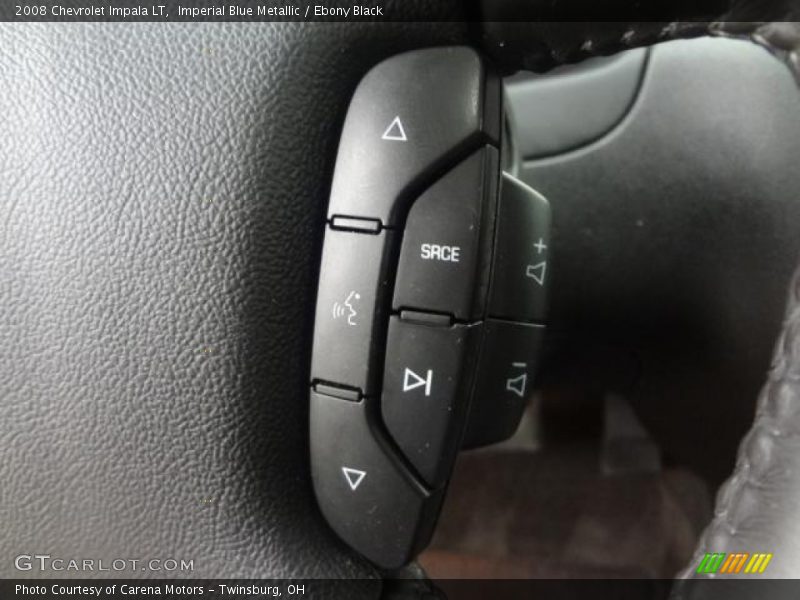 Imperial Blue Metallic / Ebony Black 2008 Chevrolet Impala LT