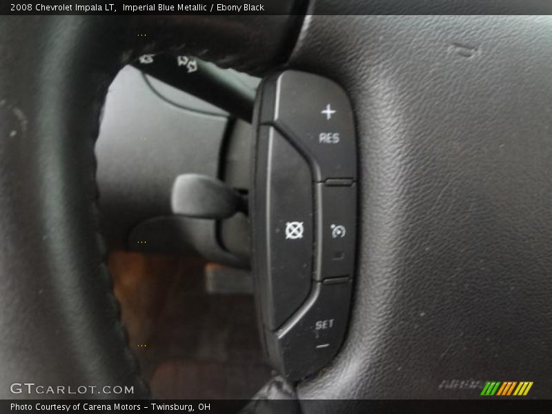 Imperial Blue Metallic / Ebony Black 2008 Chevrolet Impala LT