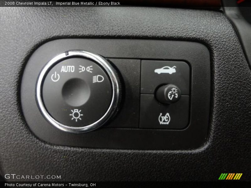 Imperial Blue Metallic / Ebony Black 2008 Chevrolet Impala LT