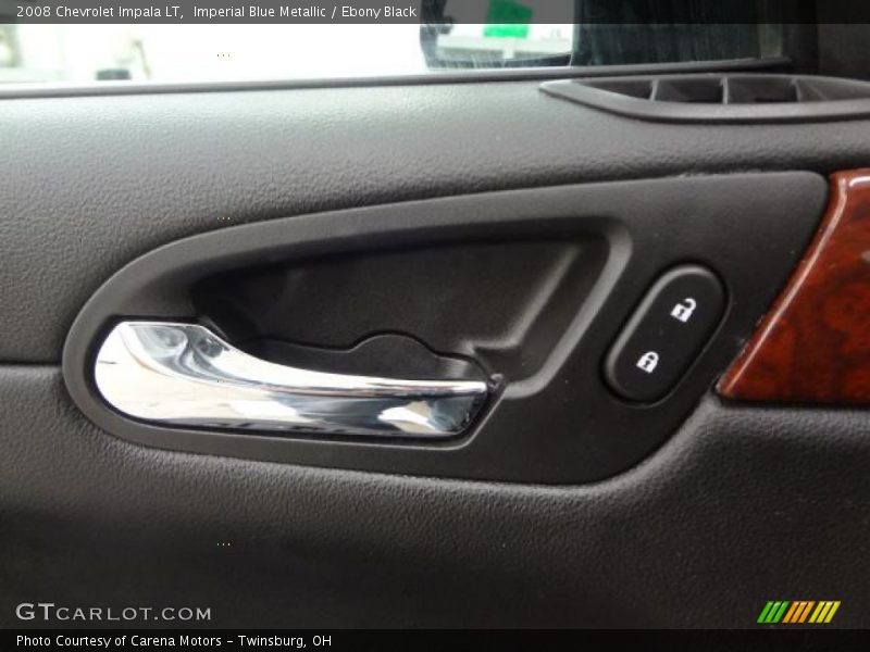 Imperial Blue Metallic / Ebony Black 2008 Chevrolet Impala LT