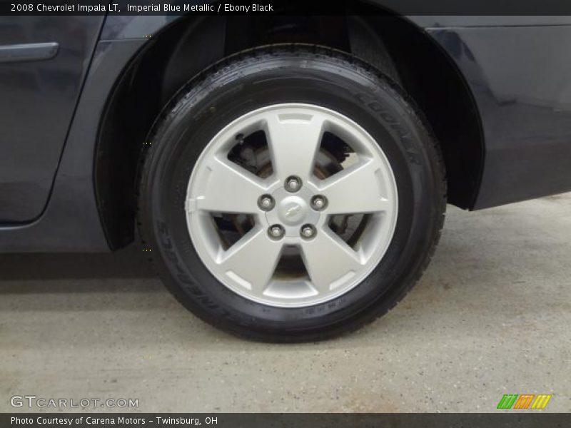 Imperial Blue Metallic / Ebony Black 2008 Chevrolet Impala LT