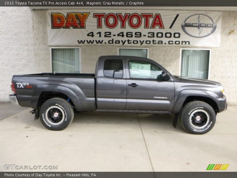 Magnetic Gray Metallic / Graphite 2013 Toyota Tacoma TX Pro Access Cab 4x4