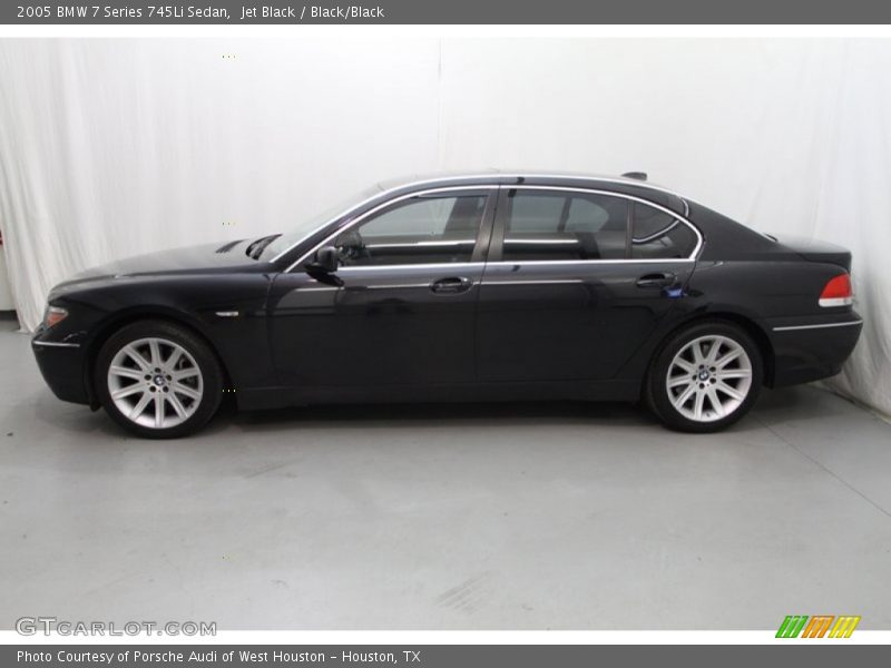 Jet Black / Black/Black 2005 BMW 7 Series 745Li Sedan