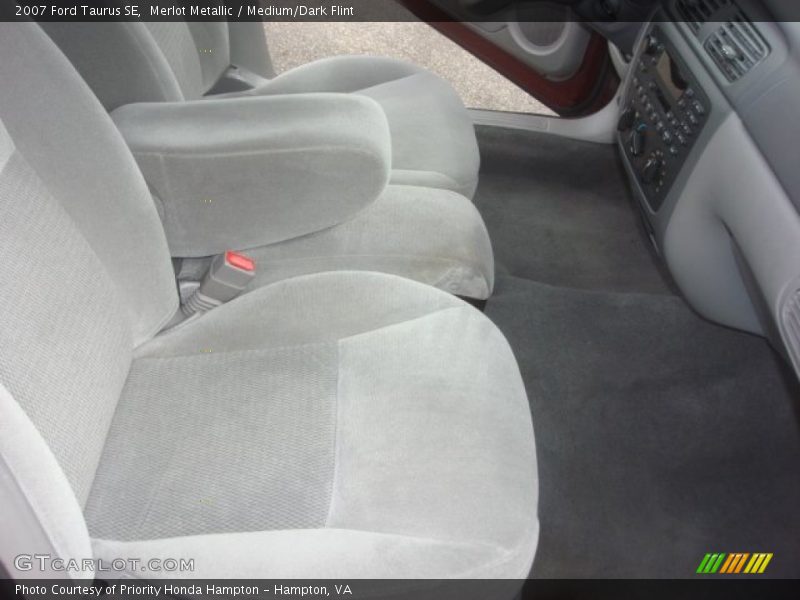 Merlot Metallic / Medium/Dark Flint 2007 Ford Taurus SE