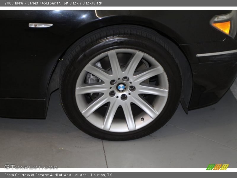 Jet Black / Black/Black 2005 BMW 7 Series 745Li Sedan