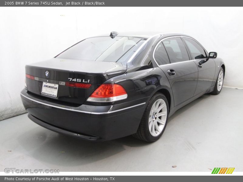 Jet Black / Black/Black 2005 BMW 7 Series 745Li Sedan
