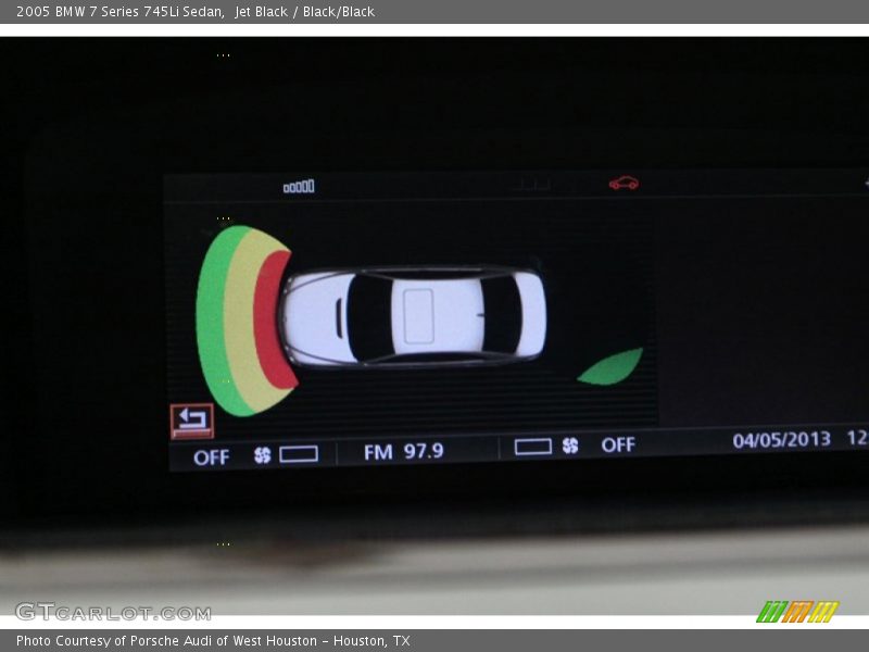 Jet Black / Black/Black 2005 BMW 7 Series 745Li Sedan