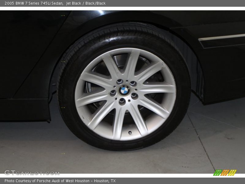 Jet Black / Black/Black 2005 BMW 7 Series 745Li Sedan