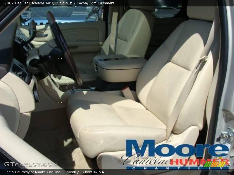 Gold Mist / Cocoa/Light Cashmere 2007 Cadillac Escalade AWD