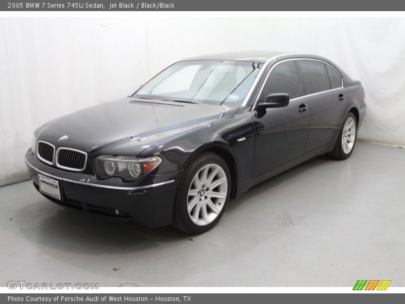 Jet Black / Black/Black 2005 BMW 7 Series 745Li Sedan