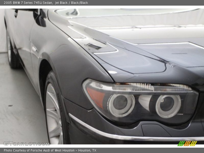 Jet Black / Black/Black 2005 BMW 7 Series 745Li Sedan