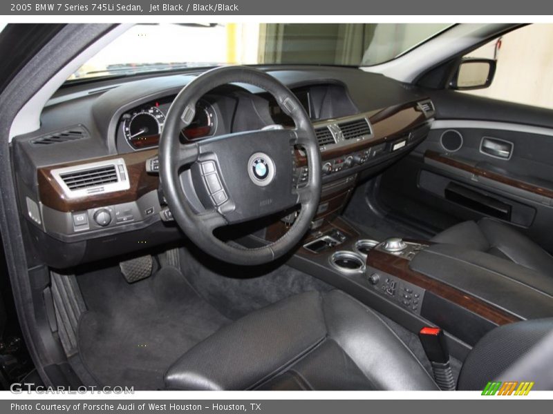 Black/Black Interior - 2005 7 Series 745Li Sedan 