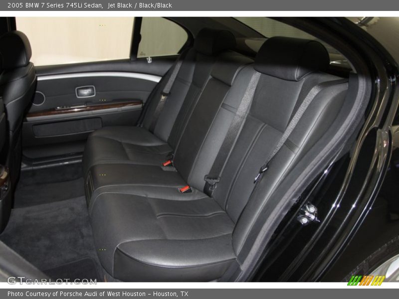 Jet Black / Black/Black 2005 BMW 7 Series 745Li Sedan