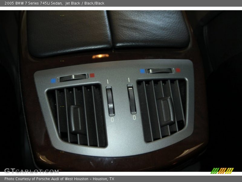 Jet Black / Black/Black 2005 BMW 7 Series 745Li Sedan