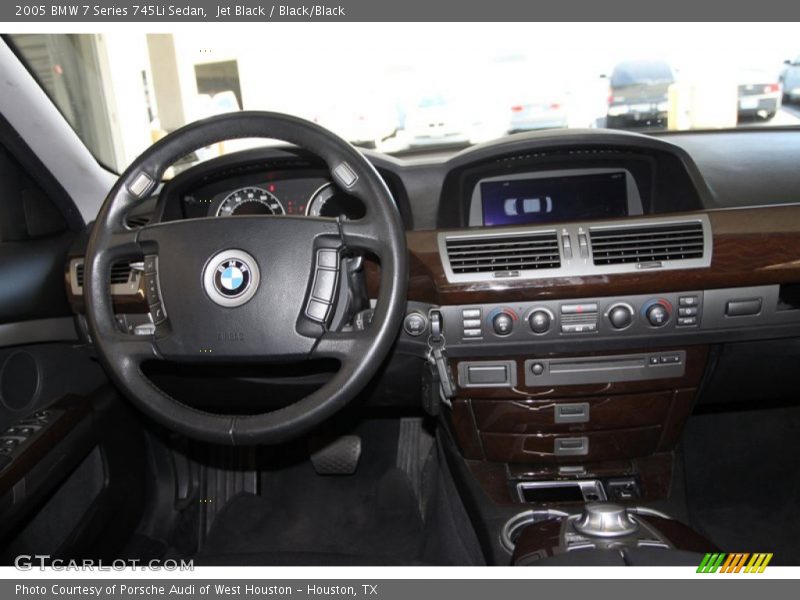 Jet Black / Black/Black 2005 BMW 7 Series 745Li Sedan