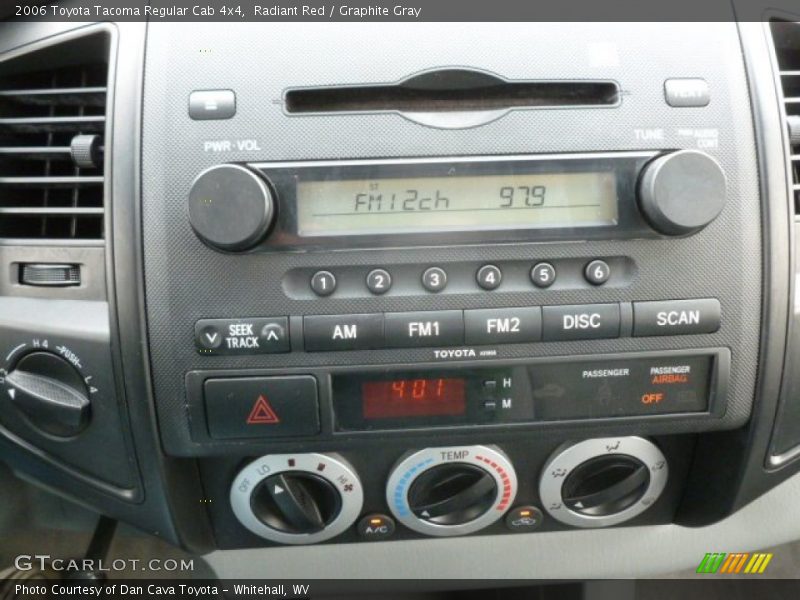 Radiant Red / Graphite Gray 2006 Toyota Tacoma Regular Cab 4x4