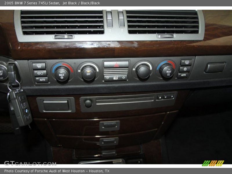 Jet Black / Black/Black 2005 BMW 7 Series 745Li Sedan