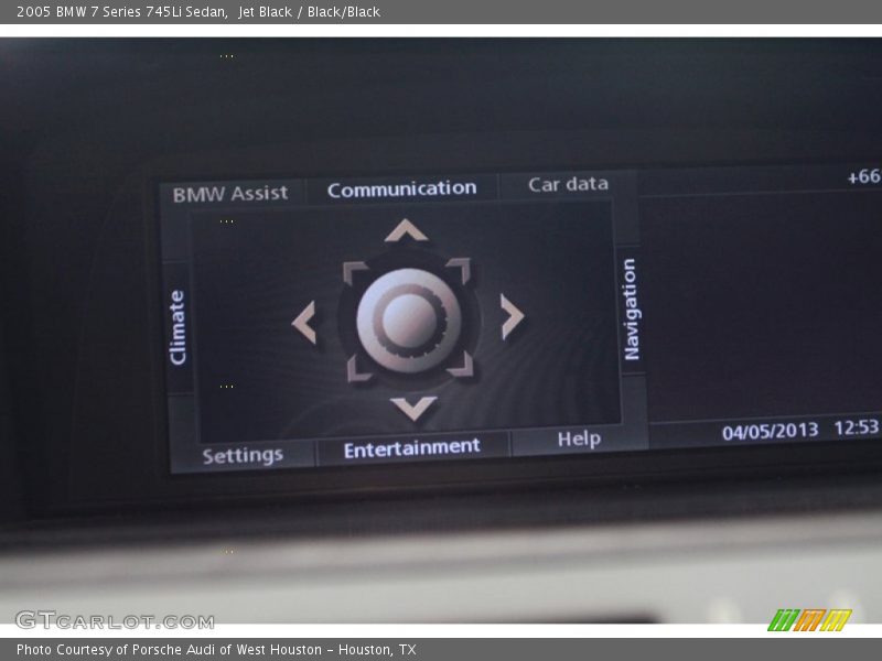 Jet Black / Black/Black 2005 BMW 7 Series 745Li Sedan