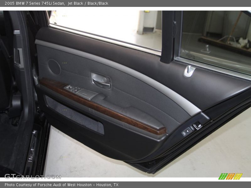 Jet Black / Black/Black 2005 BMW 7 Series 745Li Sedan